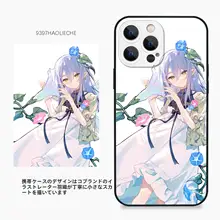 イラストレーター羽织とのコラボレーション！小柄なスカートデザインのスマートフォンケース【iPhone用・Huawei・Xiaomi対応】