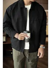 防風機能付き コーチジャケット【多ポケット・ゆったりシルエット・秋冬用】