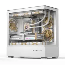 全景デザインの360水冷式ATXパソコンケース【非柱型・ハイファイオーディオ対応】