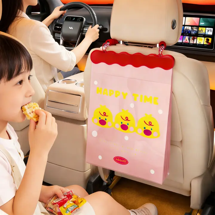 車用ハンギングゴミ袋【ポータブル・内装収納用・便利なクリーニングバッグ】