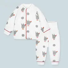 赤ちゃん用冬季ホームウェア【保温性あり・ハイウエスト・上下セットアップ対応】
