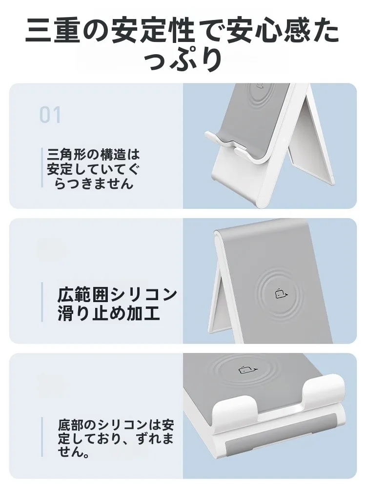 XGear 折りたたみ式デスクトップスタンド：スマホ・タブレットの縦置きに最適な安定性とデザイン