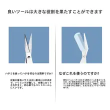眉毛用剪刀とブラシセット【日本製・初心者向け・整形用】