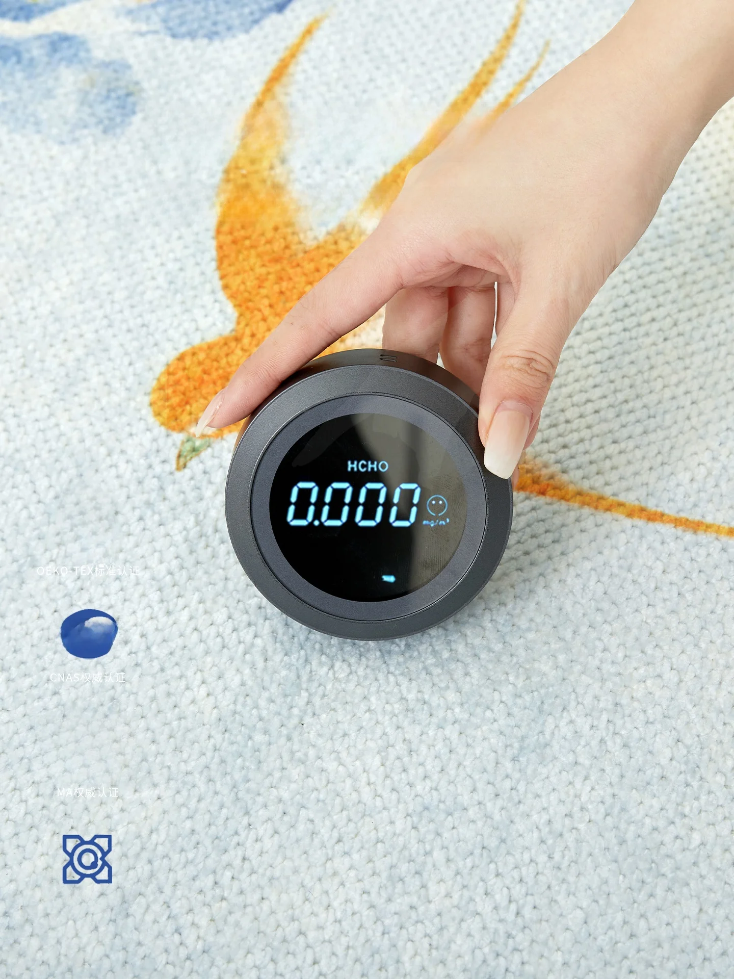 円形ラグ 250cm：中古風デザインの厚手タイプで実用性と快適性を両立