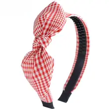 可愛いウサギ耳デザインのヘアバンド【幅広・滑り止め付き・リボン装飾】