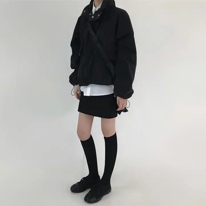 MRCYC 春秋用 メンズショートジャケット【カジュアル・薄手・レトロデザイン・ボンバージャケット】