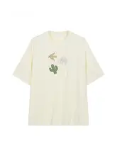 ユニークな立体カートゥーンデザインの半袖Tシャツ【カジュアル・男女兼用】
