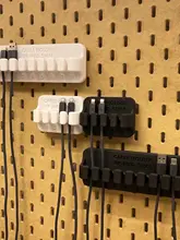 3Dプリント 穴あけ不要収納スタンド【データ充電ケーブル整理用・角穴・円孔対応】