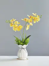 新中式風 蝶蘭の造花【インテリア装飾・テーブル・バルコニー用】