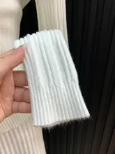 女性用 スリムフィット 長袖ニットトップス【秋冬用・高級感・柔らかさ】