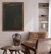 手描き油絵のテクスチャー 和の美しさ リビングルーム用装飾画【現代的でシンプルなデザイン】