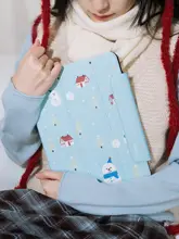 iPad Pro iPad Air iPad mini ケース オリジナル マグネット式 ペンシルホルダー 雪だるま 冬 「Ufology」