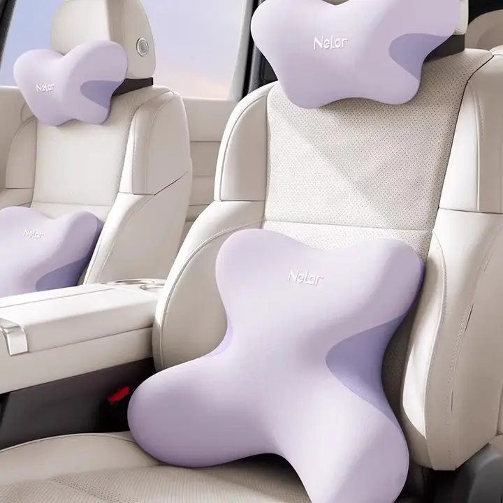 快適なドライブをサポート！車用腰枕＆ヘッドレスト【快適なサポート・運転用】