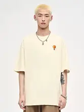 シンプルなデザインのメンズ半袖Tシャツ【夏用・コットン素材】