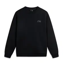 Li Ning 男女兼用 スポーツファッションシリーズ フリース 裏起毛 ラウンドネック プルオーバー スウェットシャツ AWDUA53