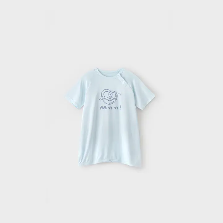 抑菌竹繊維 ラン精モダールのベビー用夏用睡袍【涼感・空調服】