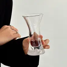 新中式デザインのウエストシェイプグラス【焼酎・カクテル・ジュース用】