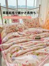 冬用ラシャ毛布【加厚・両面ミルクフリース・用】
