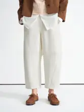 感あふれる柔らかいシルエットのトルコ製九分丈デニムパンツ