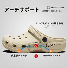 通気性抜群の夏用メンズサンダル【防滑・防臭・厚底】