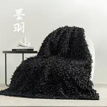 モダンデザインの立体花模様ソファカバー【ホテル・民宿・インテリアに最適】