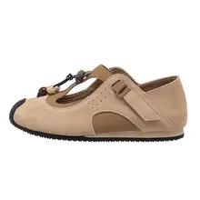 夏季向けメッシュデザインのスポーツサンダル【バレエスタイル・ベージュ・アウトドア用】（  セットアップ対応）