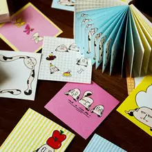 メモブロック 付箋 オリジナルイラス ト ゆるい犬 犬 かわいい 文具 「HOHO」