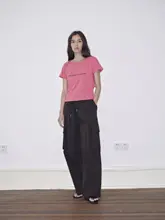 夏季デザイン首元付き半袖Tシャツ【デザイン感・カプセルコレクション】