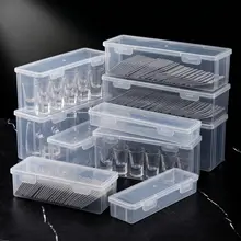 長方形 収納ケース クリア プラスチック パーツボックス 工具入れ 部品収納 小物整理
