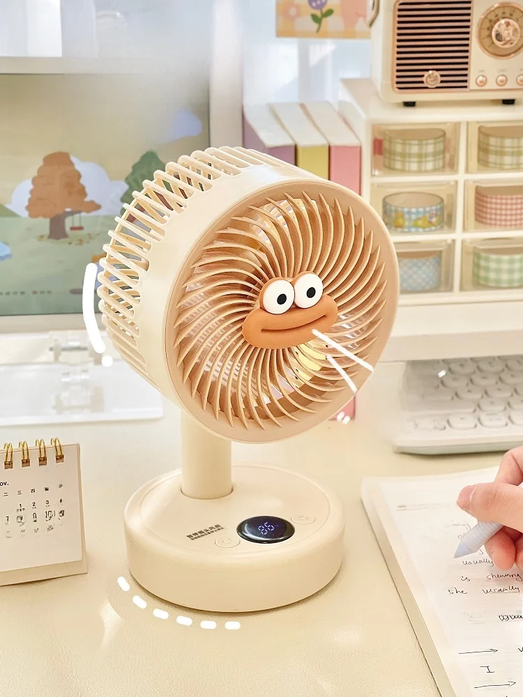 USB充電式デスクファン：体調不良時の静音対策に最適なコンパクトモデル