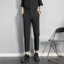 秋季用 ビジネスカジュアルパンツ【ストレート・ウエストゴム・シワになりにくい】