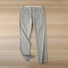 夏用 軽量ストレッチチノパンツ【無地・皺になりにくい・ゆったりストレートデザイン】