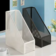 シンプルなデザインのデスク用ファイルスタンド【鉄製・A4対応・オーガナイザー】