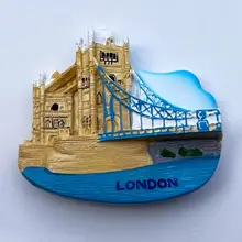 ロンドン塔橋の立体風景マグネット【樹脂製・観光記念品】