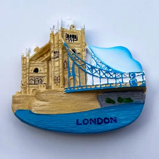 ロンドン塔橋の立体風景マグネット【樹脂製・観光記念品】