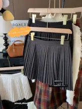 学院風ウールプリーツスカート【高腰Aライン・レディース・秋冬用】