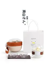 携帯用 茶器 急須 湯呑み トラベルセット アウトドア キャンプ おしゃれ アヒル デザイン