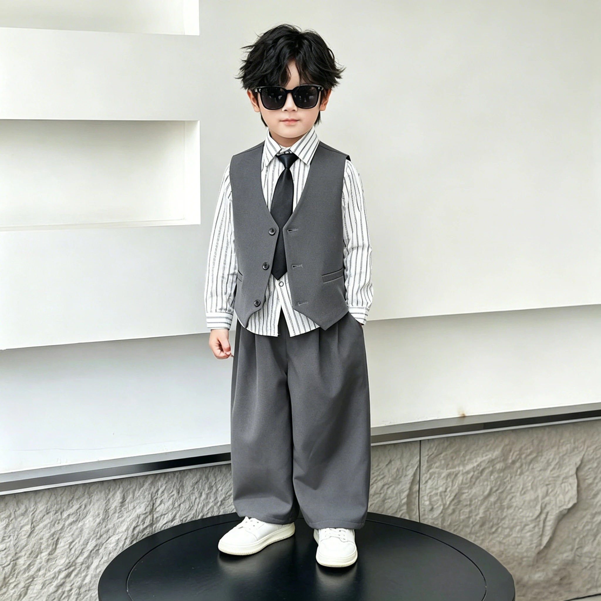男の子用タキシード：春先のフォーマルスタイルで実用性とファッション性を両立