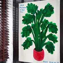 緑の植物が特に愛おしい！大学の寮用壁掛けポスター【インテリア装飾・カジュアルデザイン】