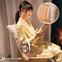 一体型クッションオフィス用椅子用【腰サポート・学生向け・ソフトクッション】