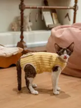 極上の柔らかさの無脚保温スウェットシャツ【保護用・猫用・外出対応】
