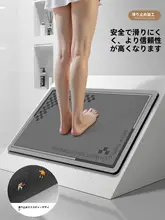 吸水性と防滑性に優れた浴室用マット【厚手・極上の柔らかさ・トイレ用】