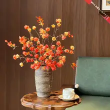 造花 実もの レッドベリー 赤 上品 リビング インテリア 飾り フラワーアレンジ