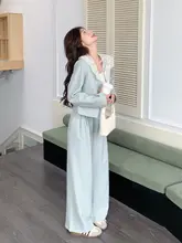 洗練されたデザイン！レーストリムのジャケットとパンツ【春秋用・大人のスタイル・おしゃれ】（セットアップ対応）