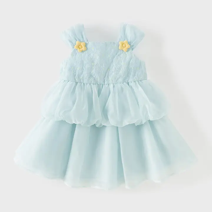 ワンピース キッズ ガールズ ノースリーブ 薄手 夏 ドレス