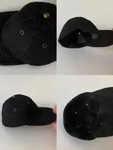 ハンドメイドキャップ【1/6スケールフィギュア・野球帽・ダックビル・鹿革・模型用】