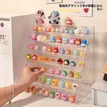 多層透明階段ディスプレイラック【キャラクターコレクション用・フィギュア収納】