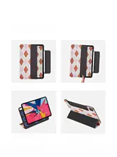 タブレットケース オリジナル マグネット式 ダイヤモンドチェック ヴィンテージ iPad Air iPad mini 対応 「Ufology」