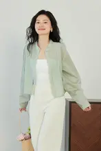 夏季用天絲防晒シャツ【レディース・ショート丈・カジュアル】