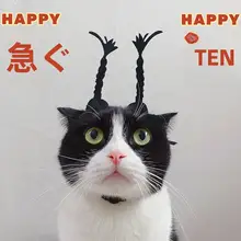 猫用中華風新年帽子【国潮デザイン・撮影用・犬用にも適応】